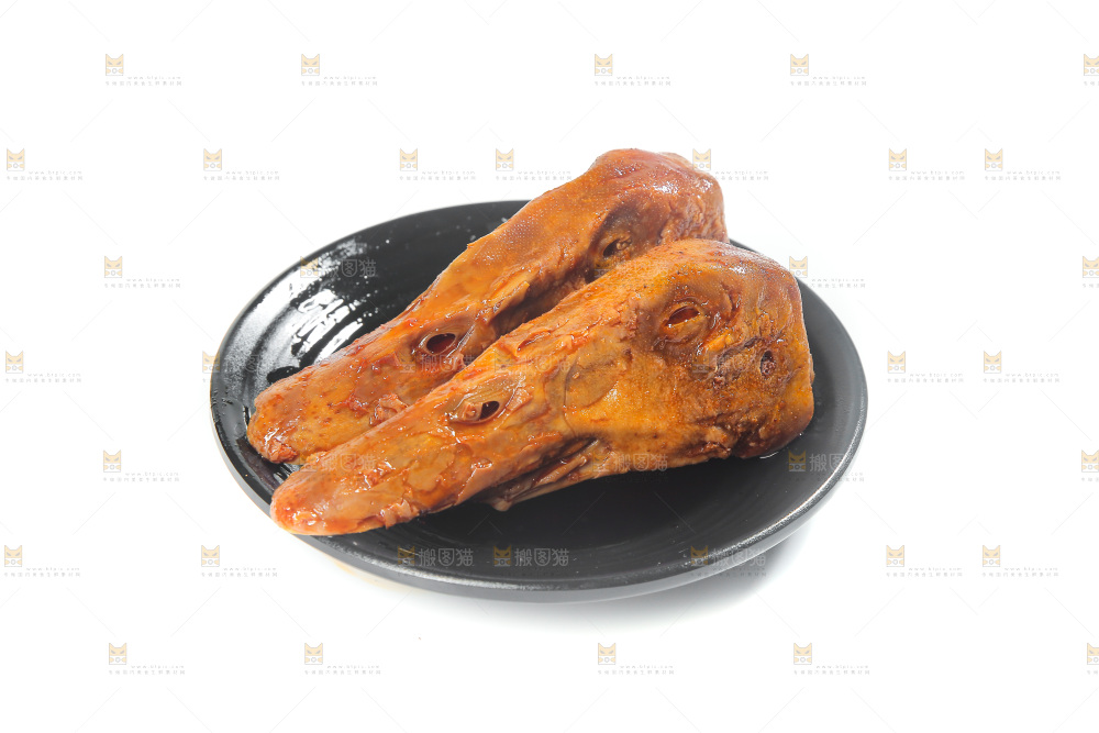 一盘麻辣鸭头