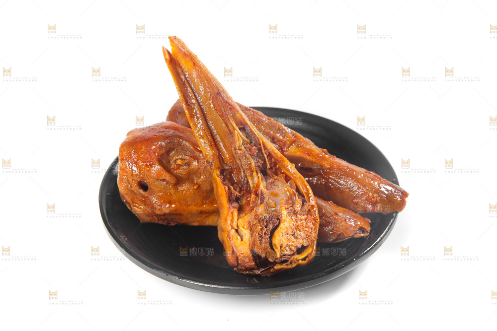 一盘麻辣鸭头