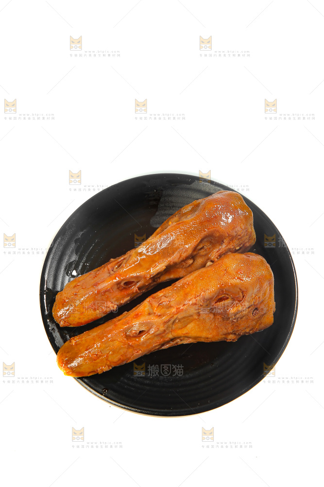 一盘麻辣鸭头
