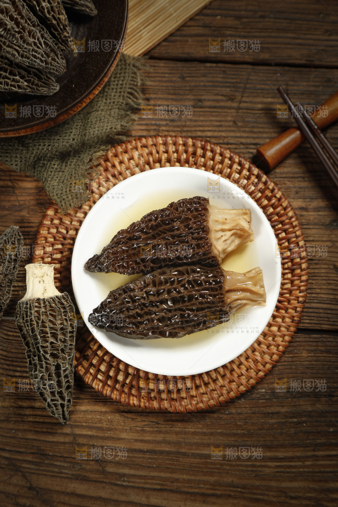 泡发过的羊肚菌