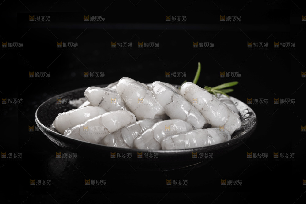 新鲜的大青虾仁