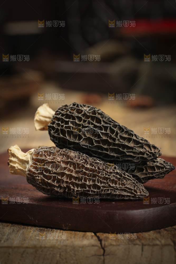 木底上的羊肚菇