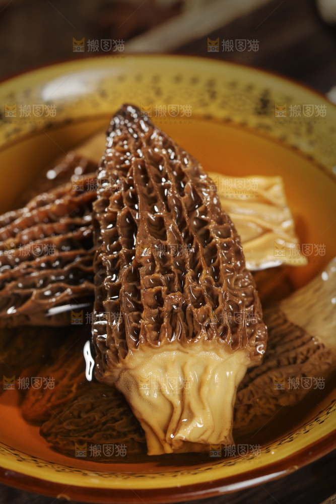 碗里泡着羊肚菌