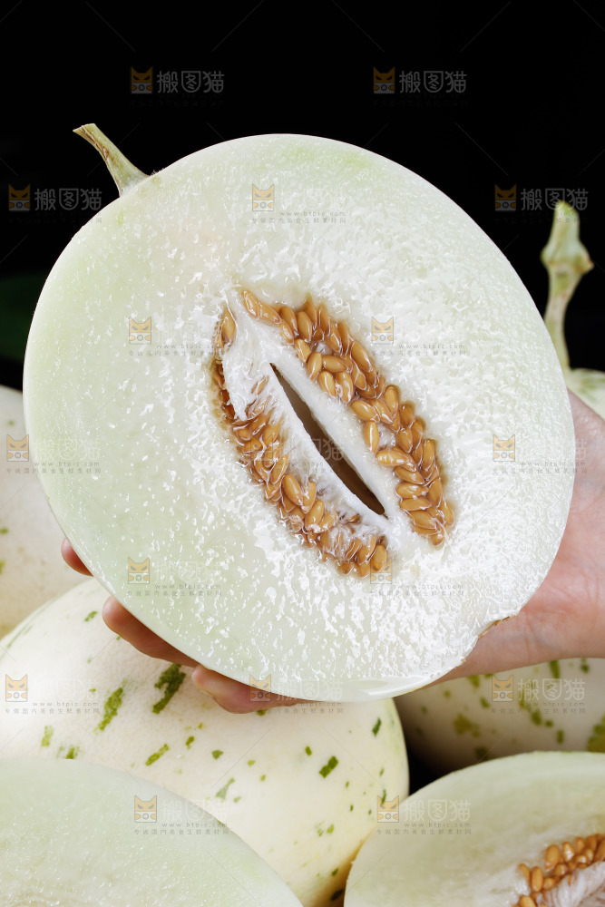 切面的月露流星瓜