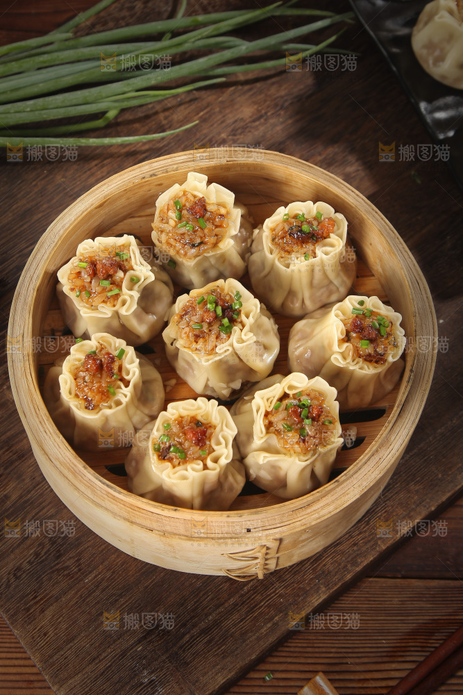 一笼手工糯米烧麦