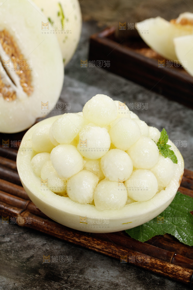 白露流星蜜瓜果肉