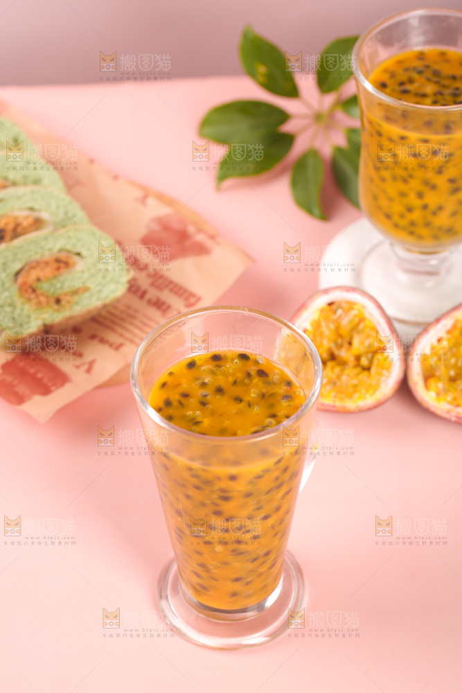 一杯百香果果酱