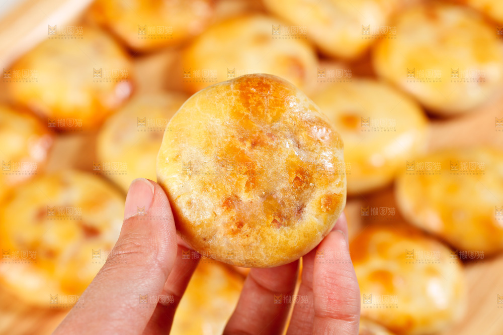 鸡仔饼纹理