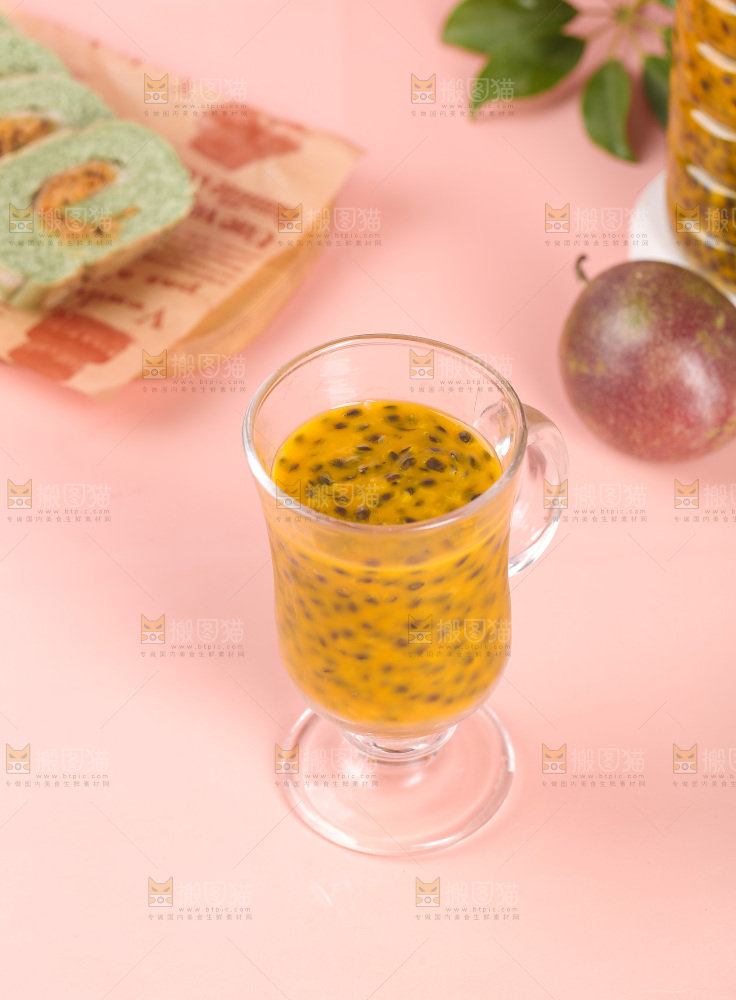 一杯百香果果酱