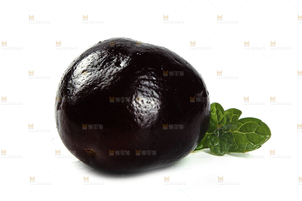 白底上放着汉源黑珍珠