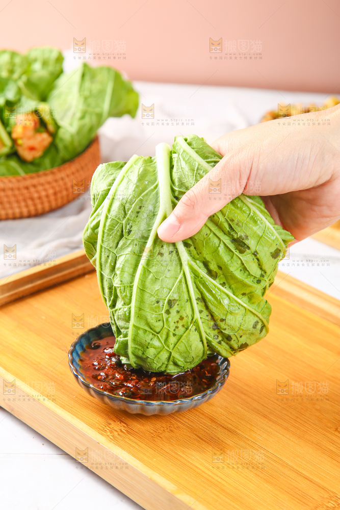饭包叶里面包着肉