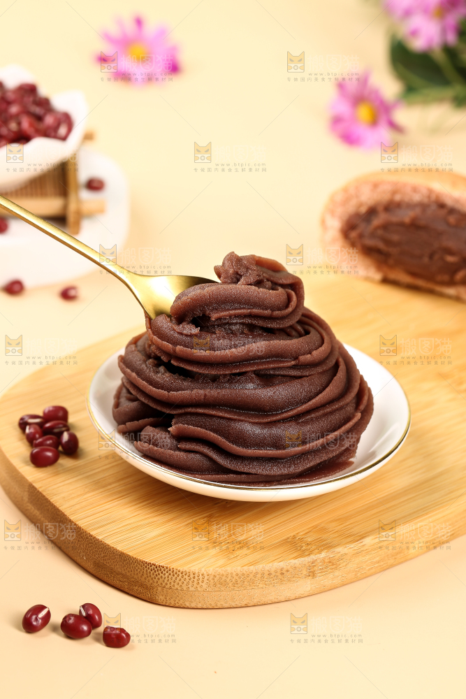 勺子上的豆沙馅