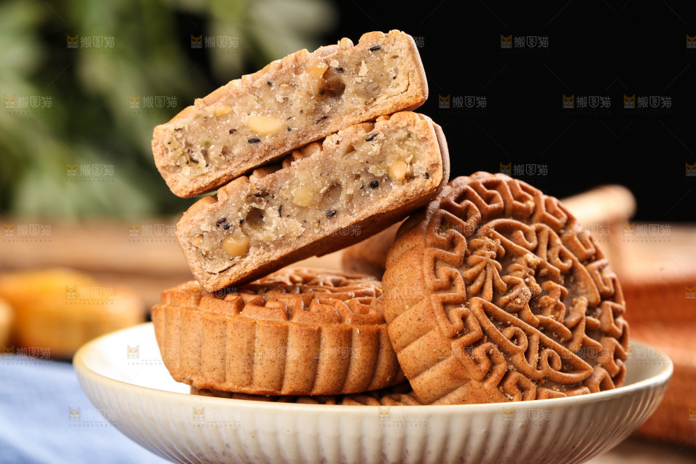 荞麦五仁月饼