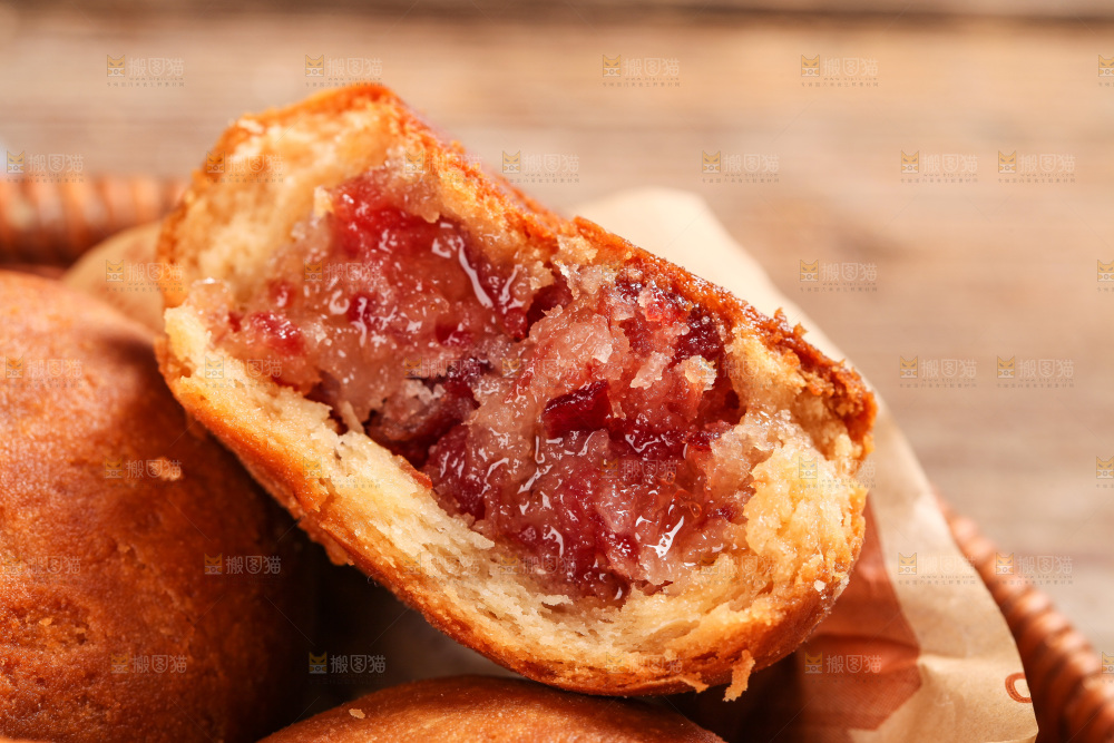 火腿月饼纹理