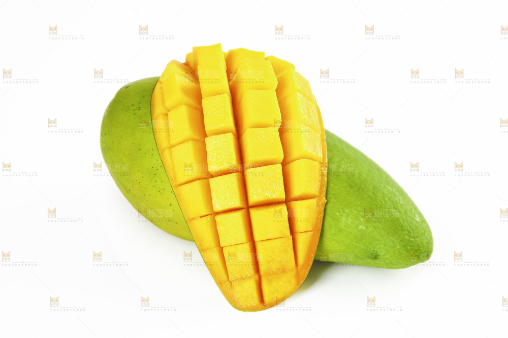 白底上放着水仙芒