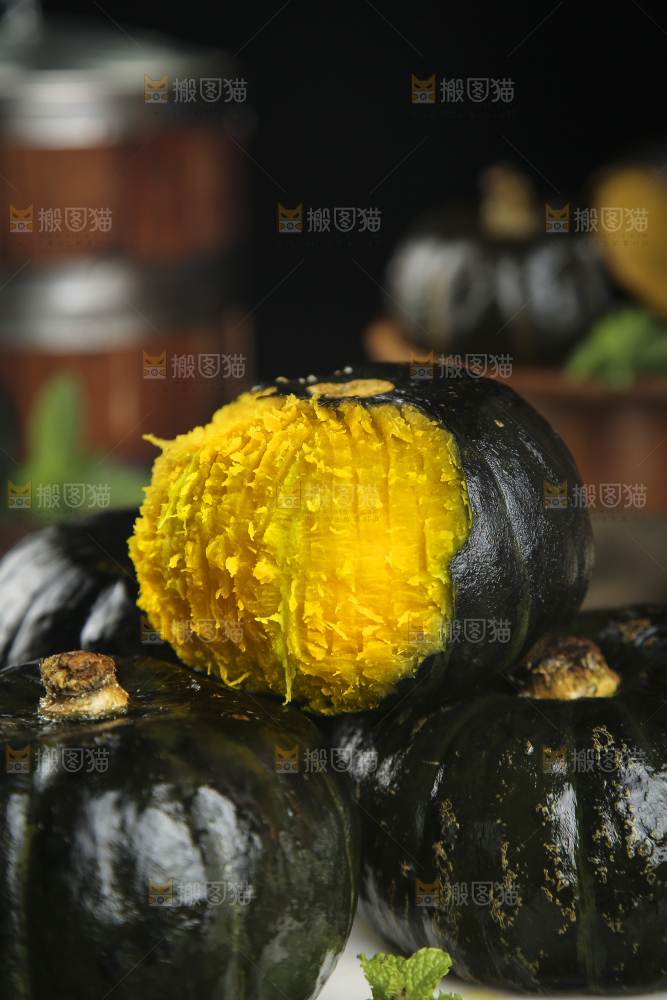新鲜的贝贝南瓜