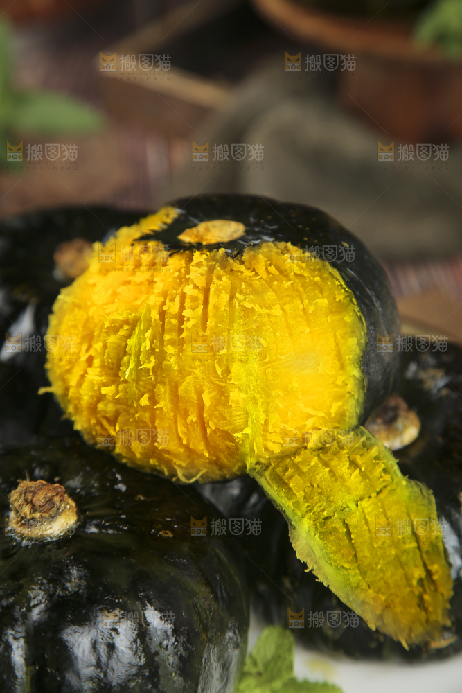 新鲜的贝贝南瓜
