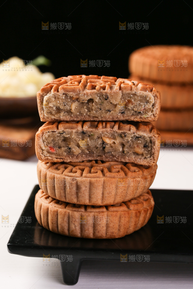 荞麦五仁月饼