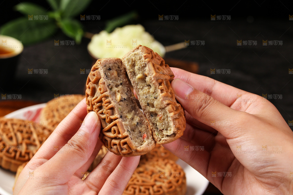 荞麦五仁月饼