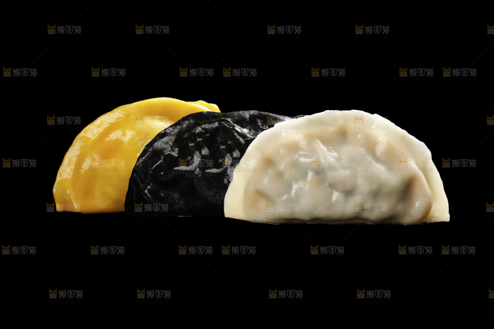 黑底上的大饺子组合