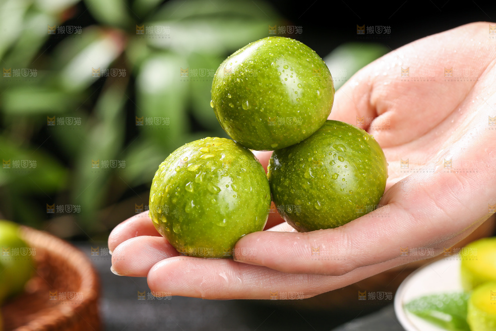 手上摆放着脱骨李