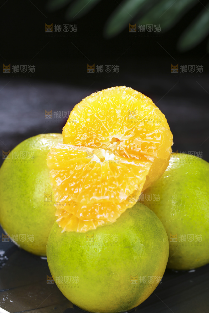 堆放的爱媛果冻橙果肉