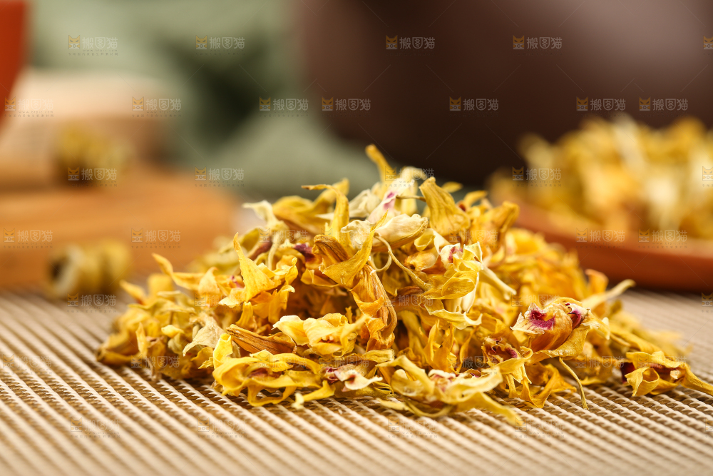 一堆石斛干花