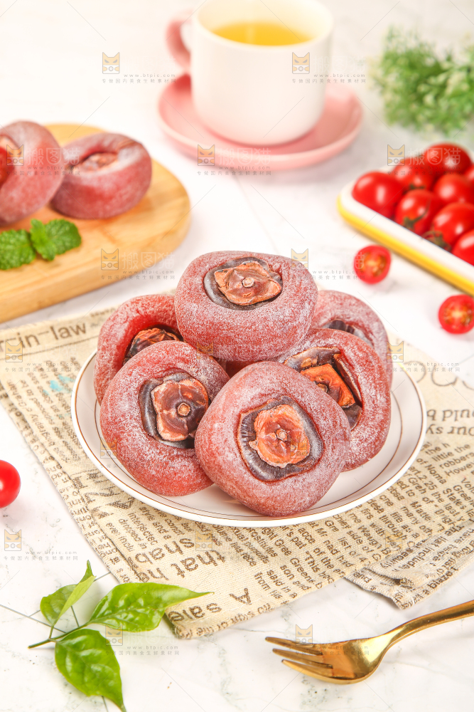 一盘广西恭城柿饼