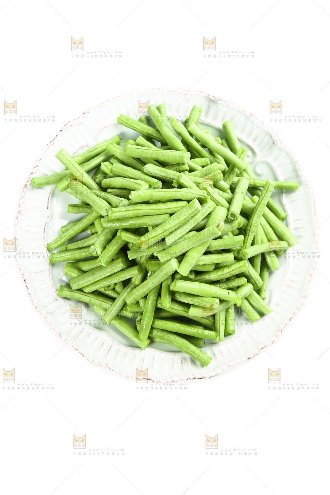 一盘长豆角