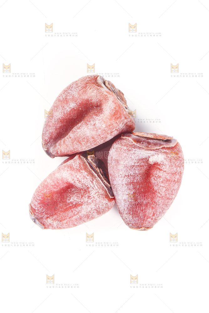 白底上的柿饼