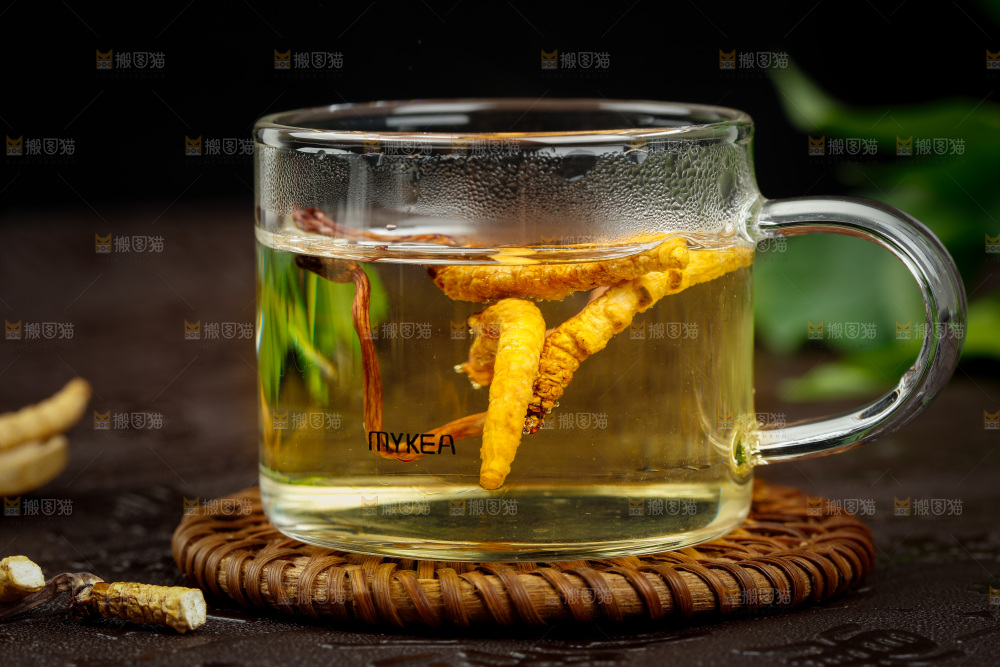 一杯虫草茶