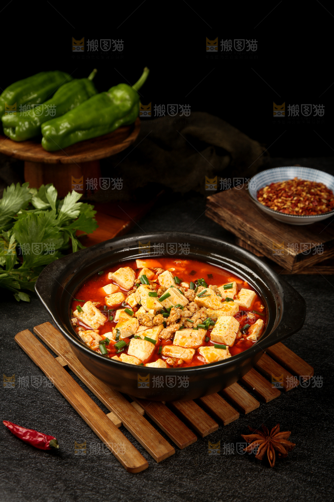 砂锅里的麻婆豆腐