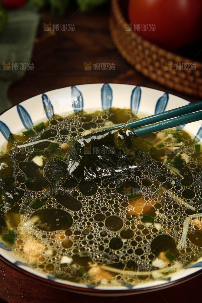 一碗裙带肉沫汤