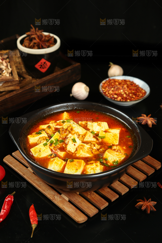 砂锅里的麻婆豆腐