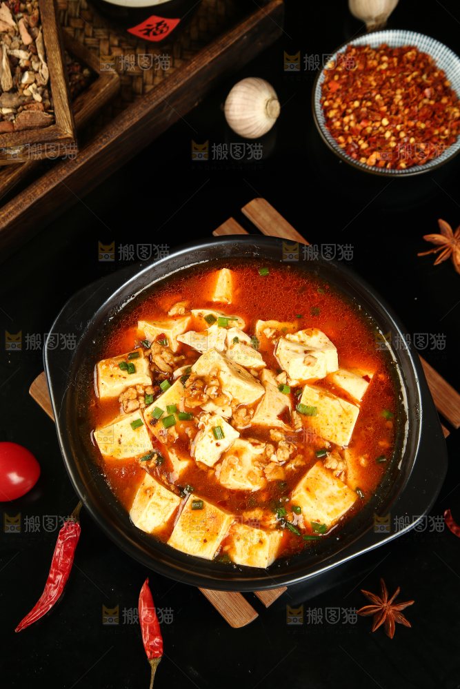 砂锅里的麻婆豆腐