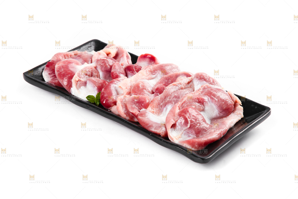 一盘生鲜鸡胗