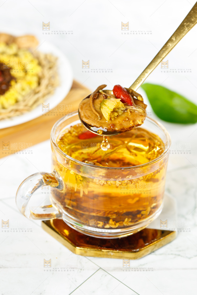 一杯菊花枸杞决明子茶