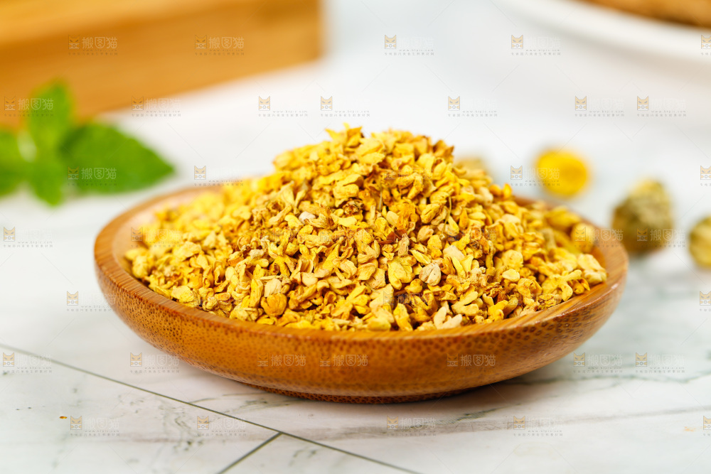 一盘广西桂花茶