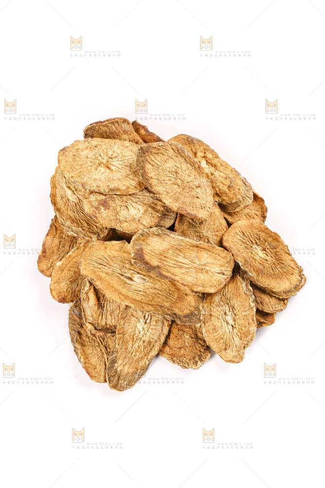 一堆牛蒡根茶