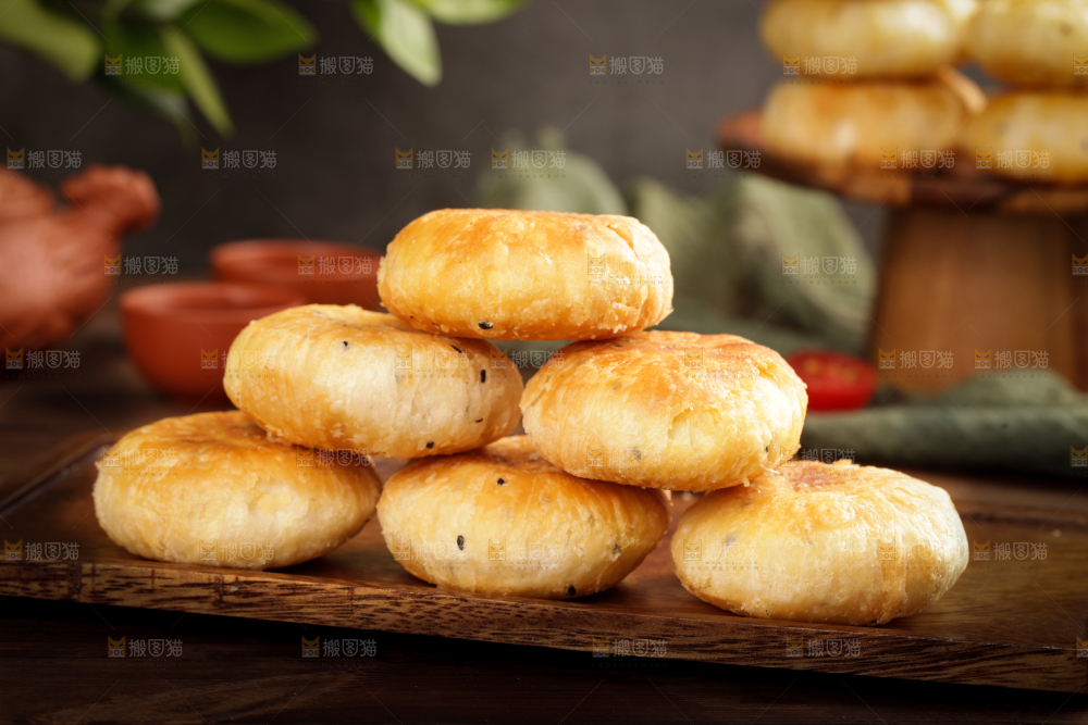 盘子里的酥饼