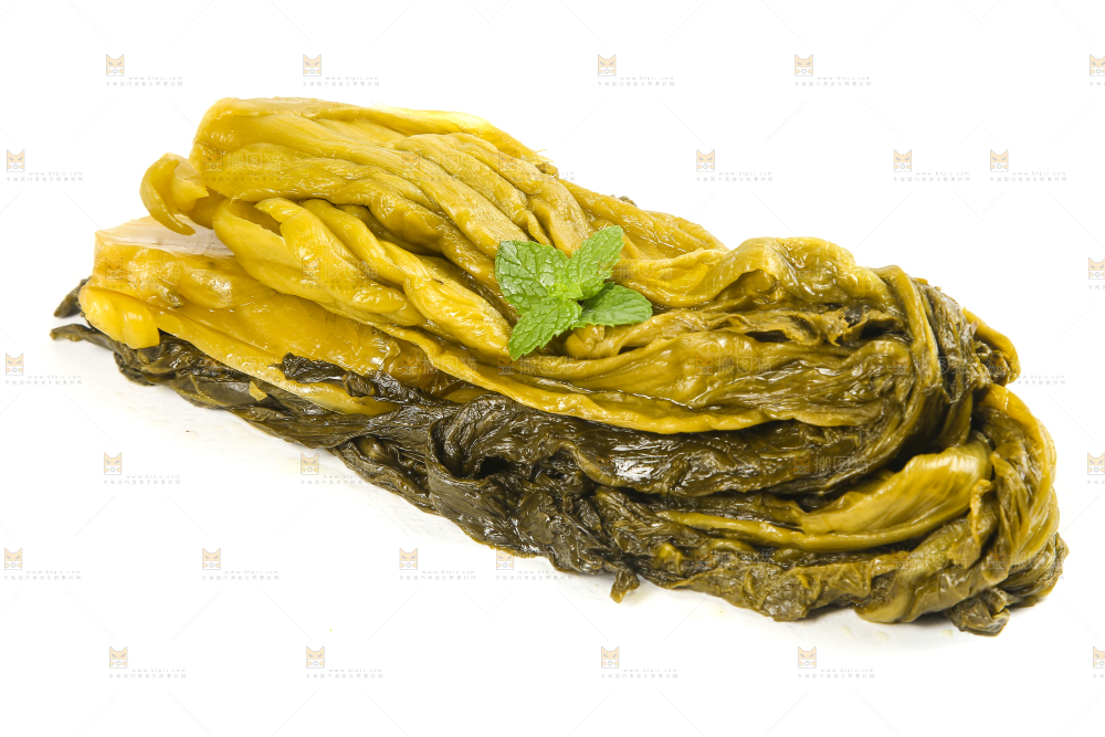 白底上的老坛酸菜
