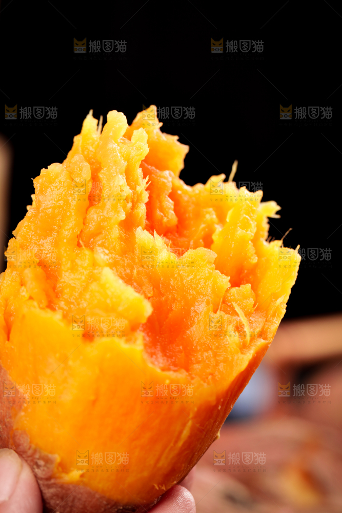 熟的黄金蜜薯