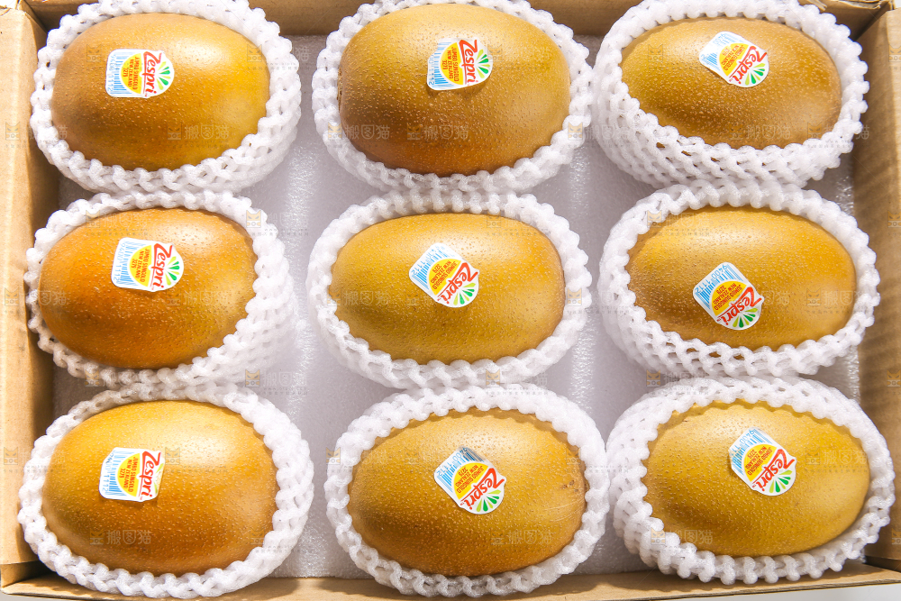 白底上的佳沛奇异果