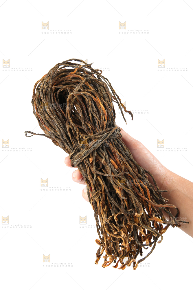 白底上的干豆角