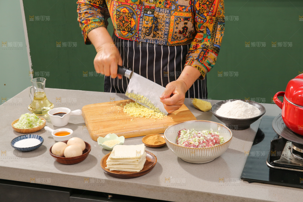 小馄饨制作过程