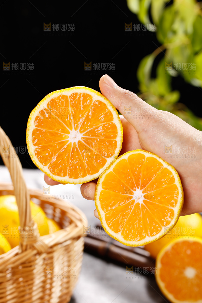 深底上的宜昌蜜桔