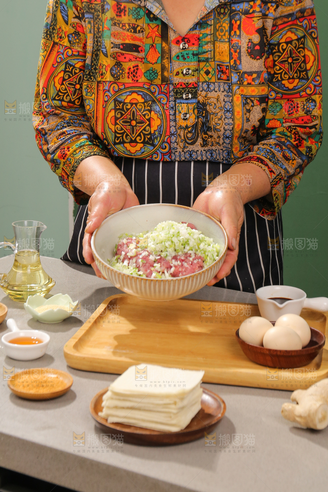 小馄饨制作过程