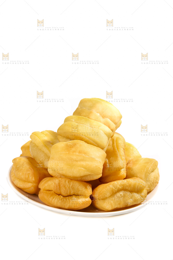 白底上的香酥油条
