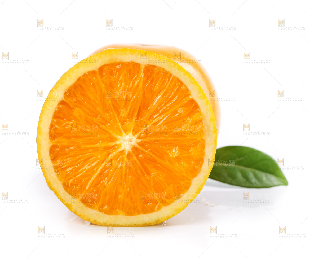 白底上的麻阳冰糖橙