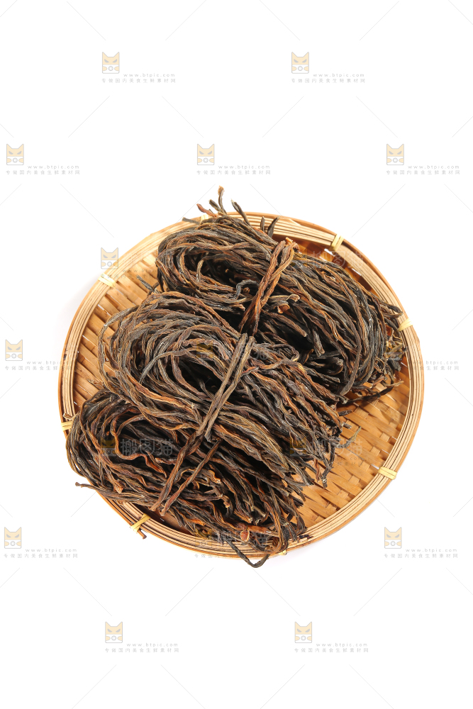 白底上的干豆角